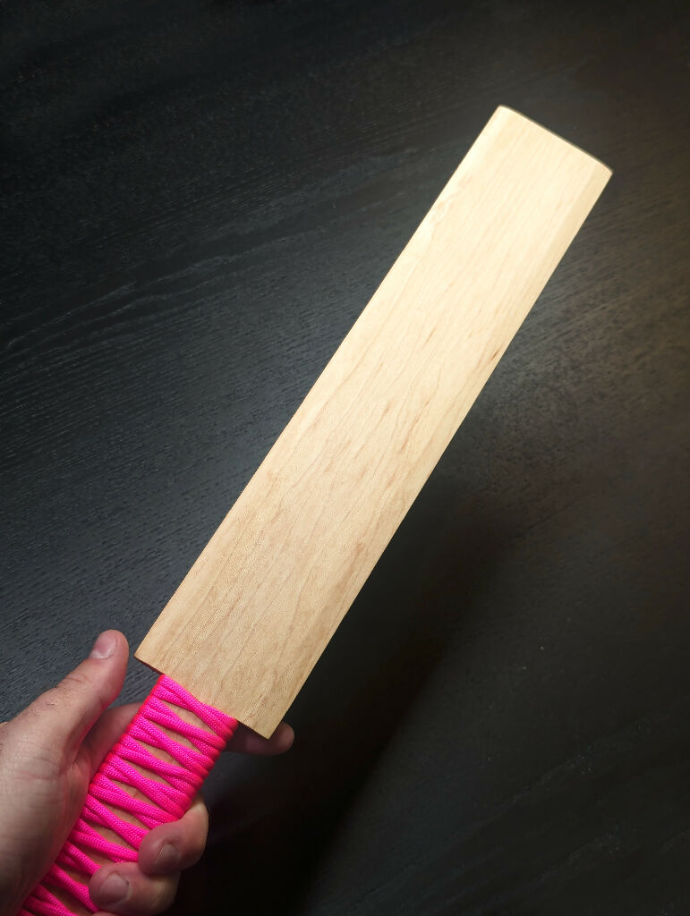 Pink Maple Spanking Paddle