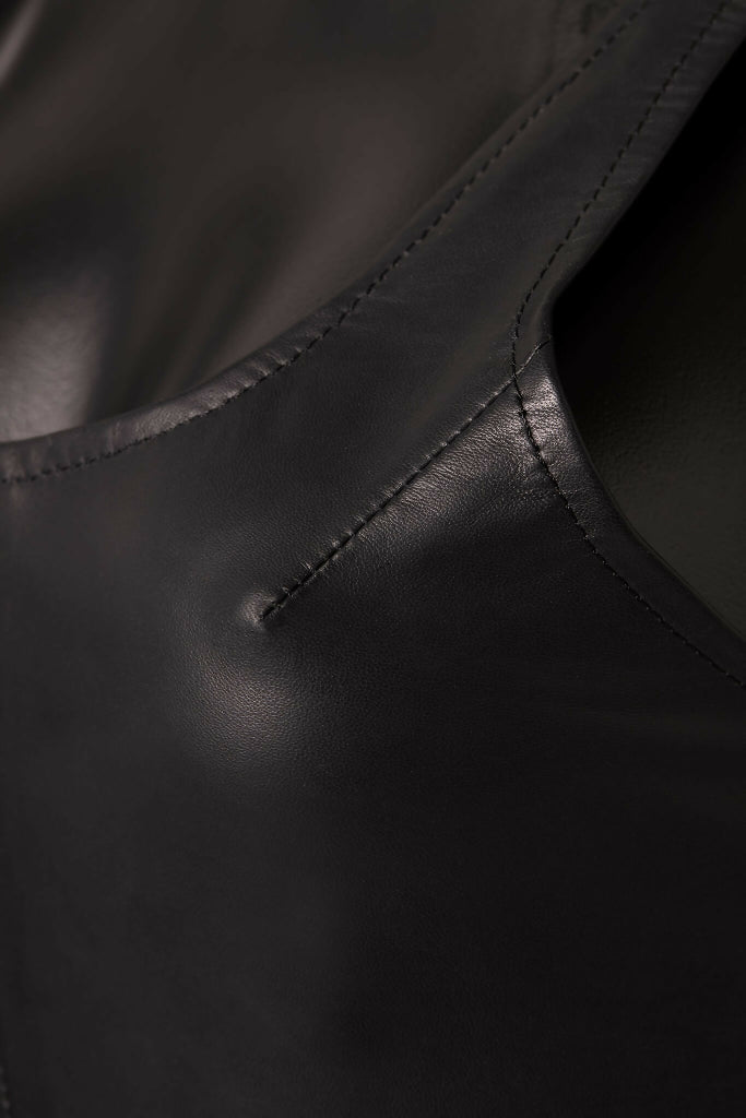 Lacis Corium Leather Bralette (1)