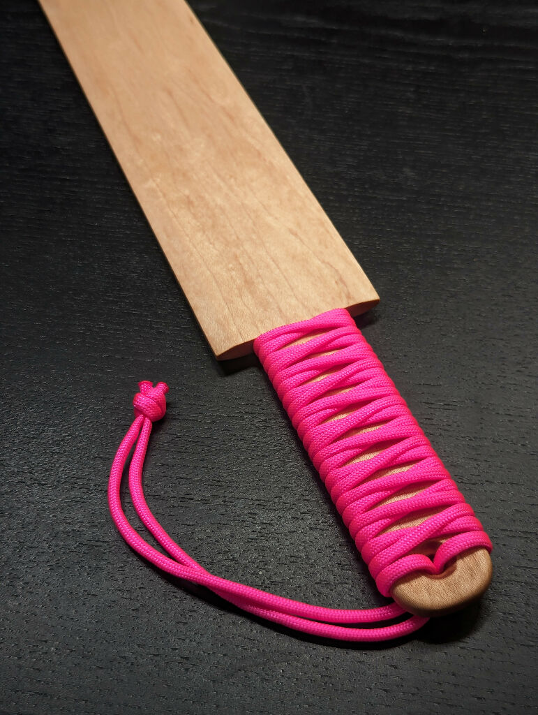 Pink Maple Spanking Paddle