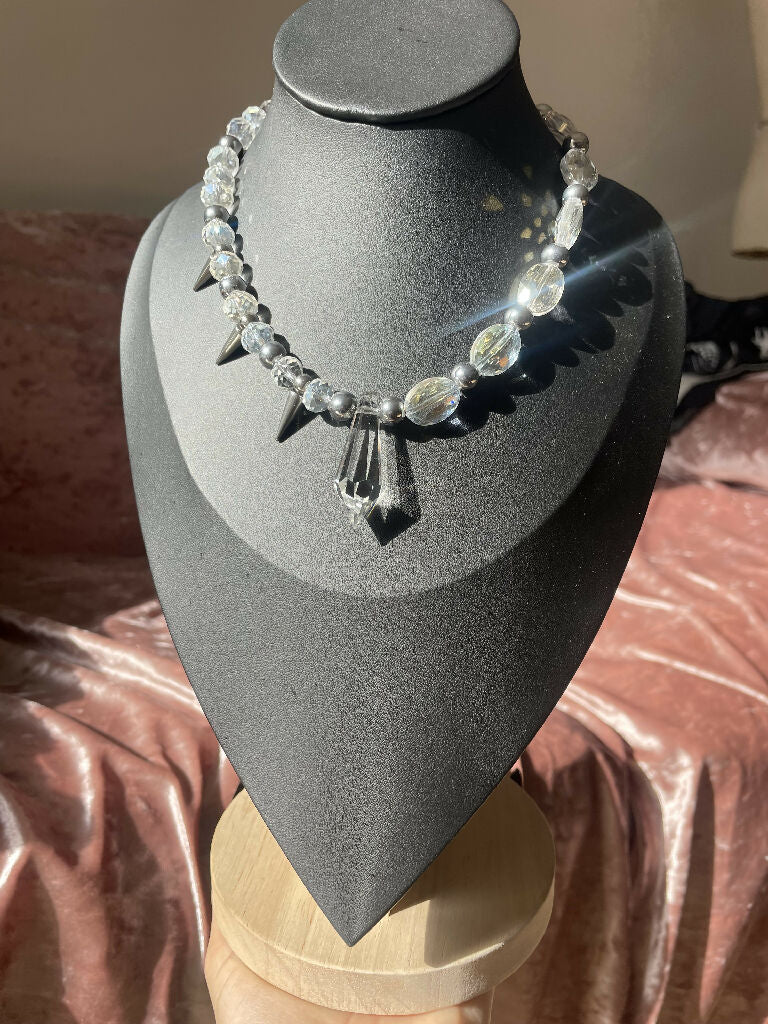 Shiny grunge necklace - SHOWROOM