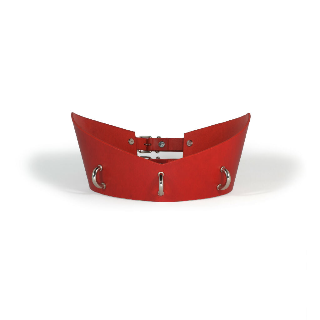 Leather Belt with D-rings