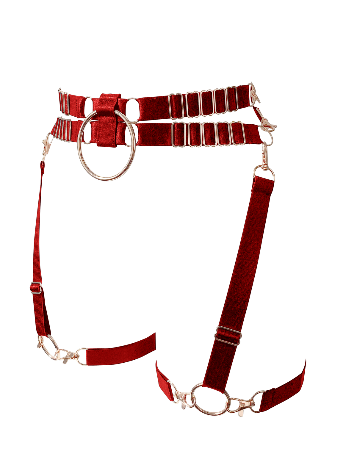 Devoted Embellished Garter Belt