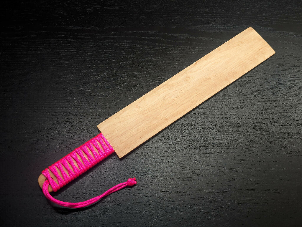 Pink Maple Spanking Paddle