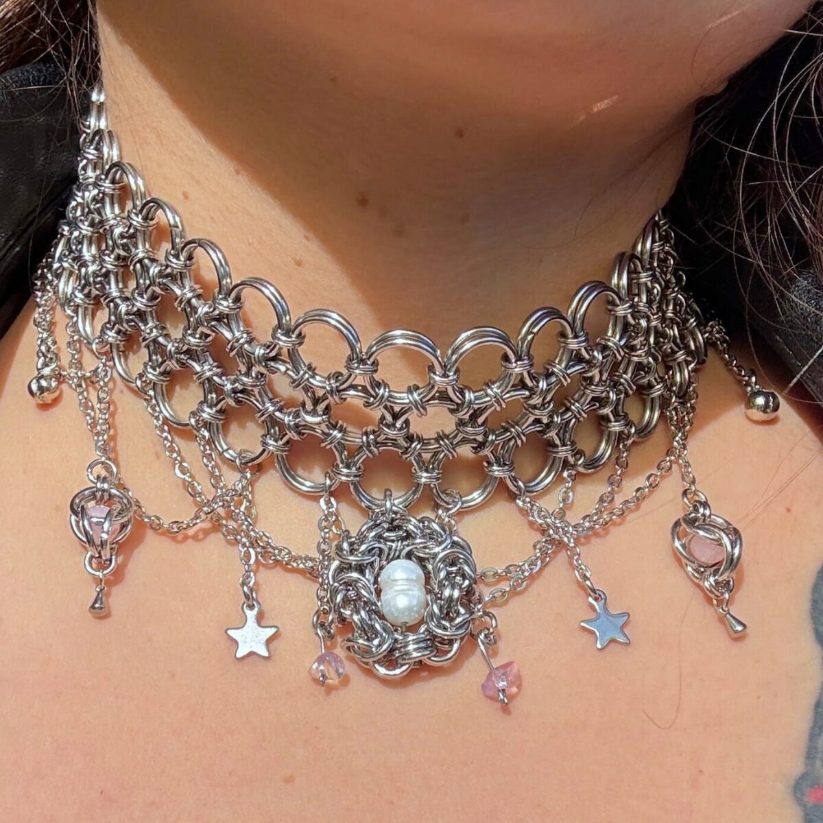Valentina chainmaille necklace image 0