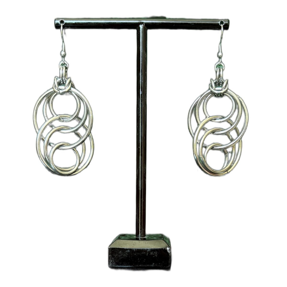 Oblivion chainmaille earrings image 1