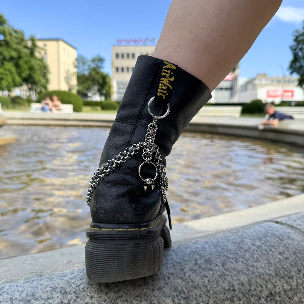 Aarhus chainmaille boot chain