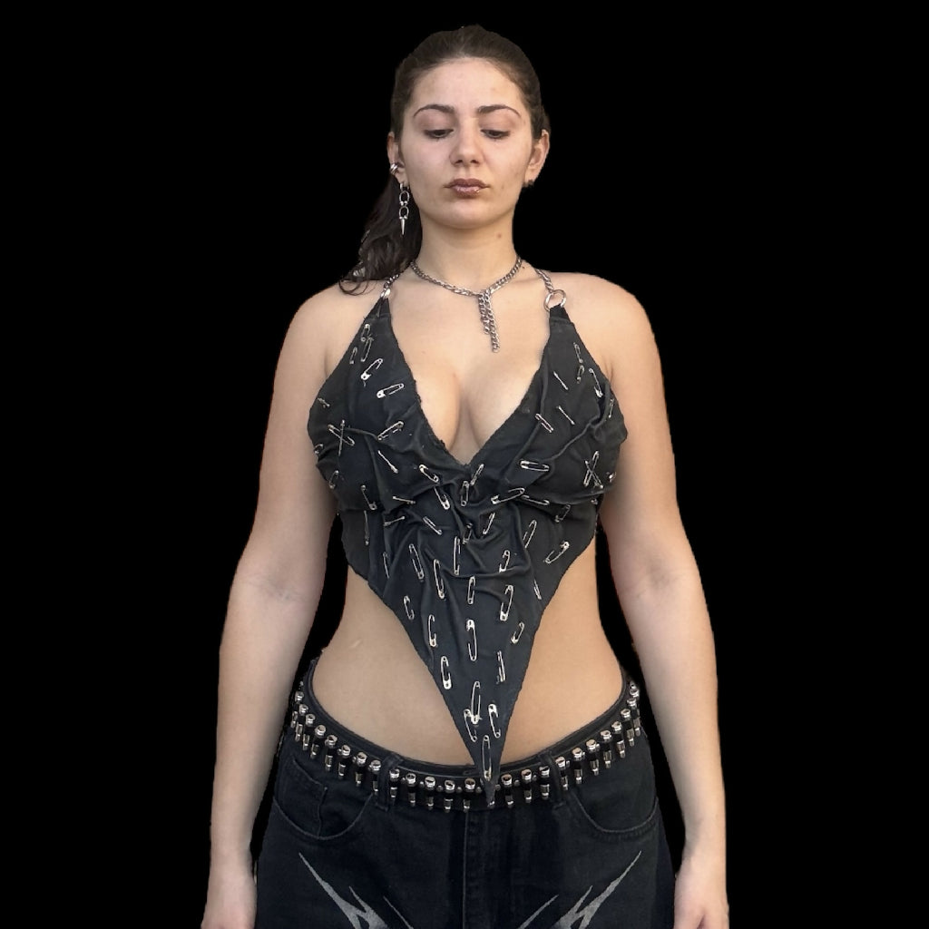 Latex top With pin Design