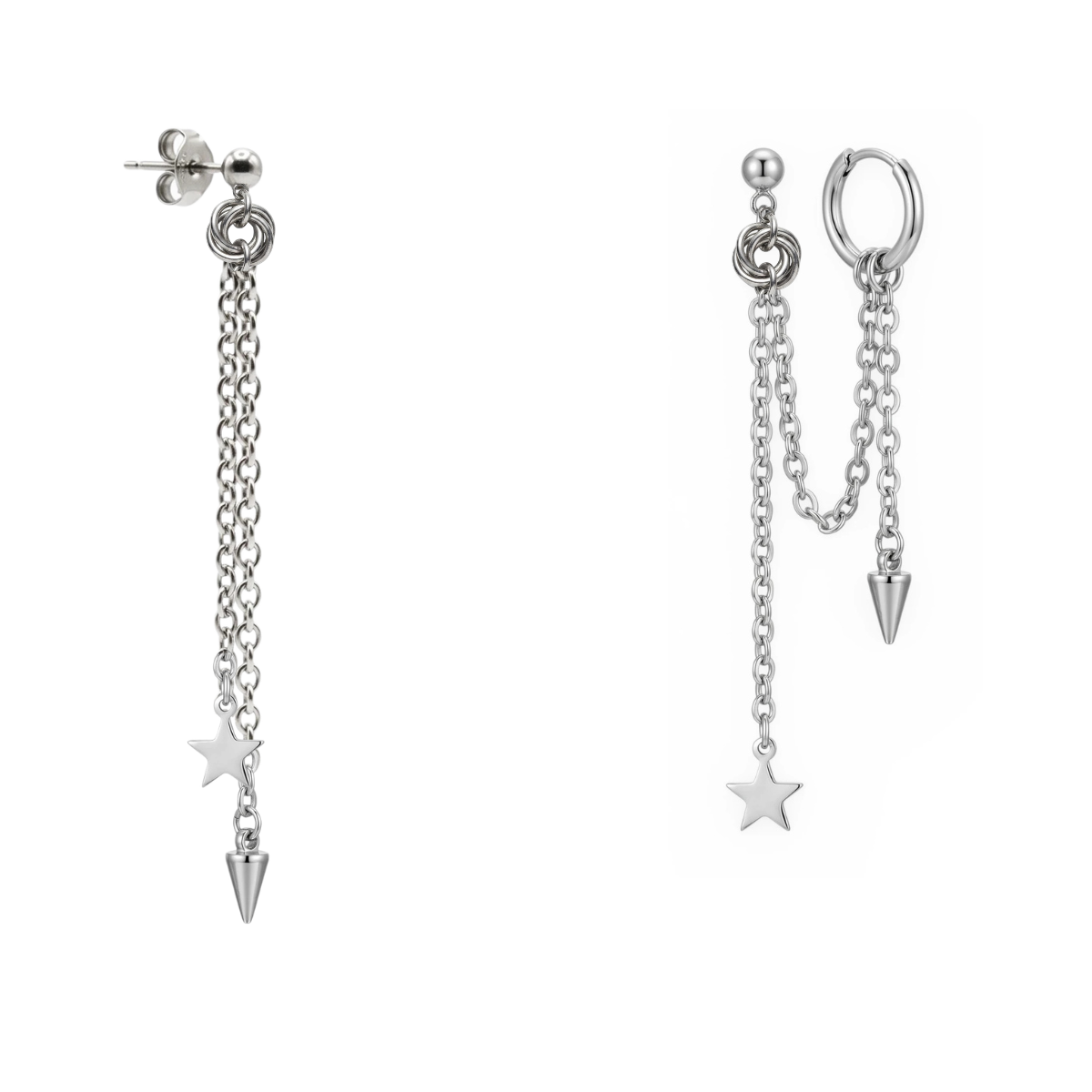 Arrow chainmaille earrings