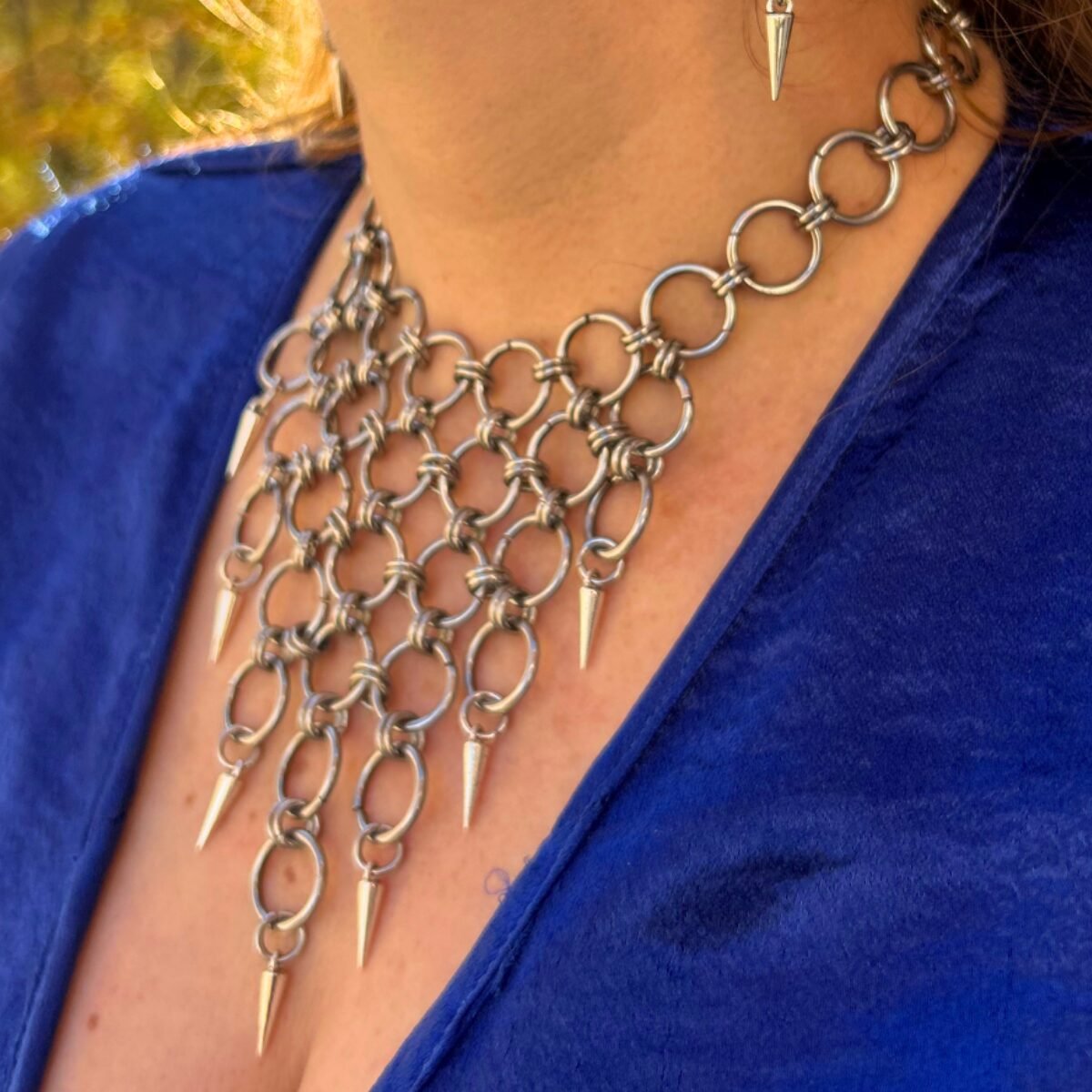 Demigods chainmaille necklace image