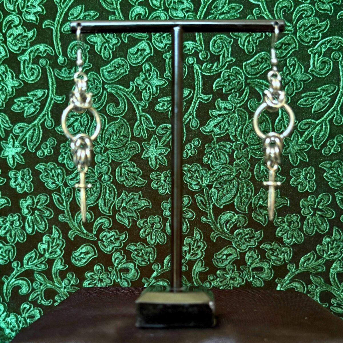 Geheimnis chainmaille earrings image 2
