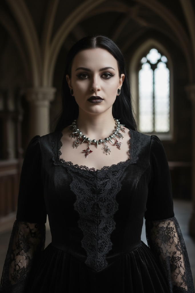 Bleed Spider Faith necklace