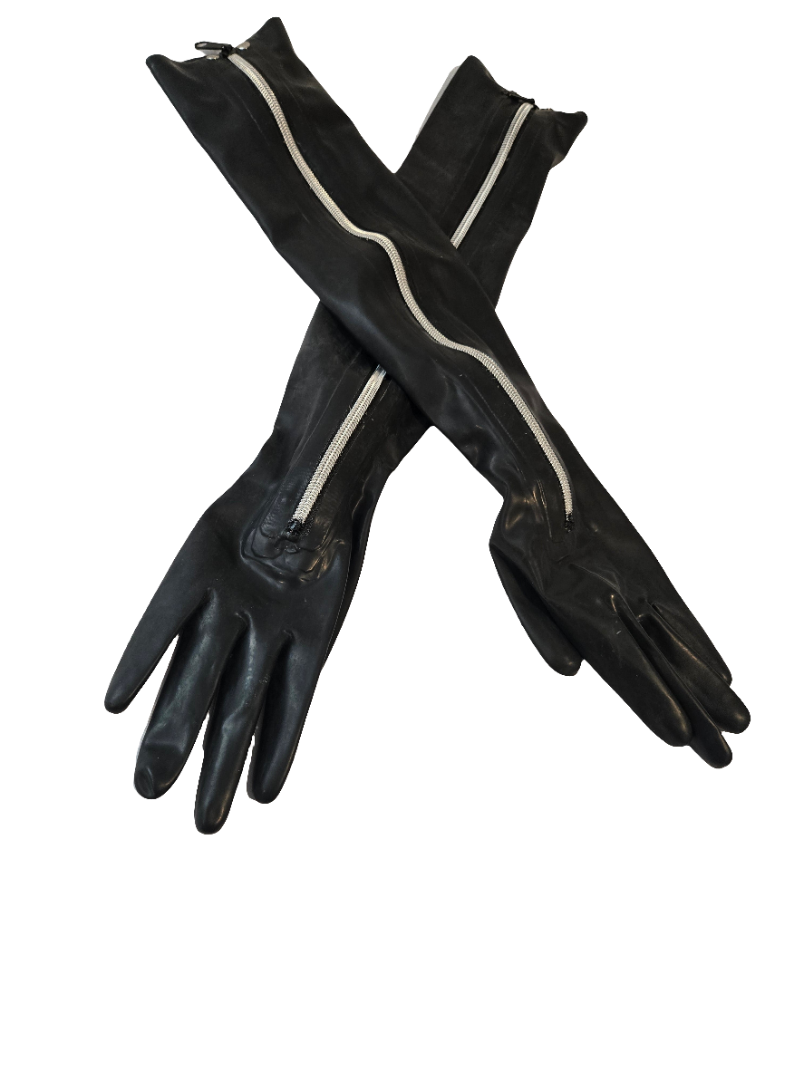 Long Zip Gloves