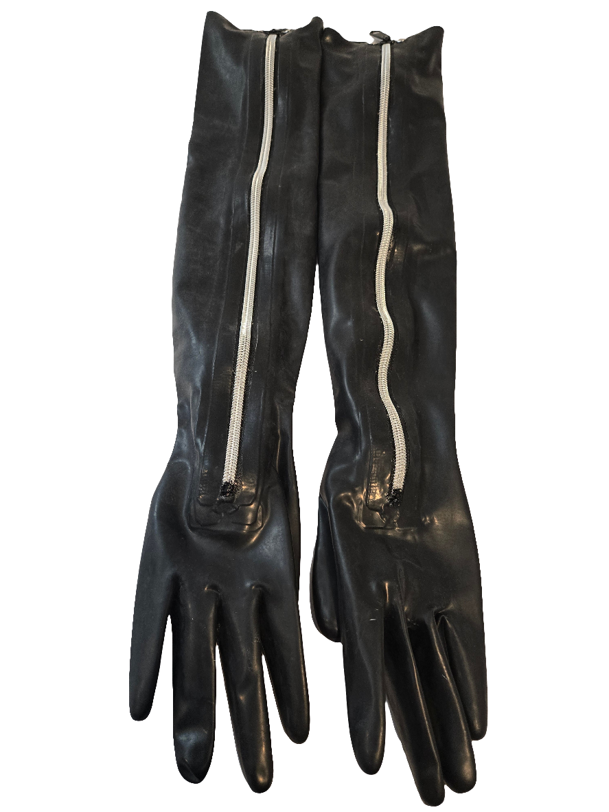 Long Zip Gloves