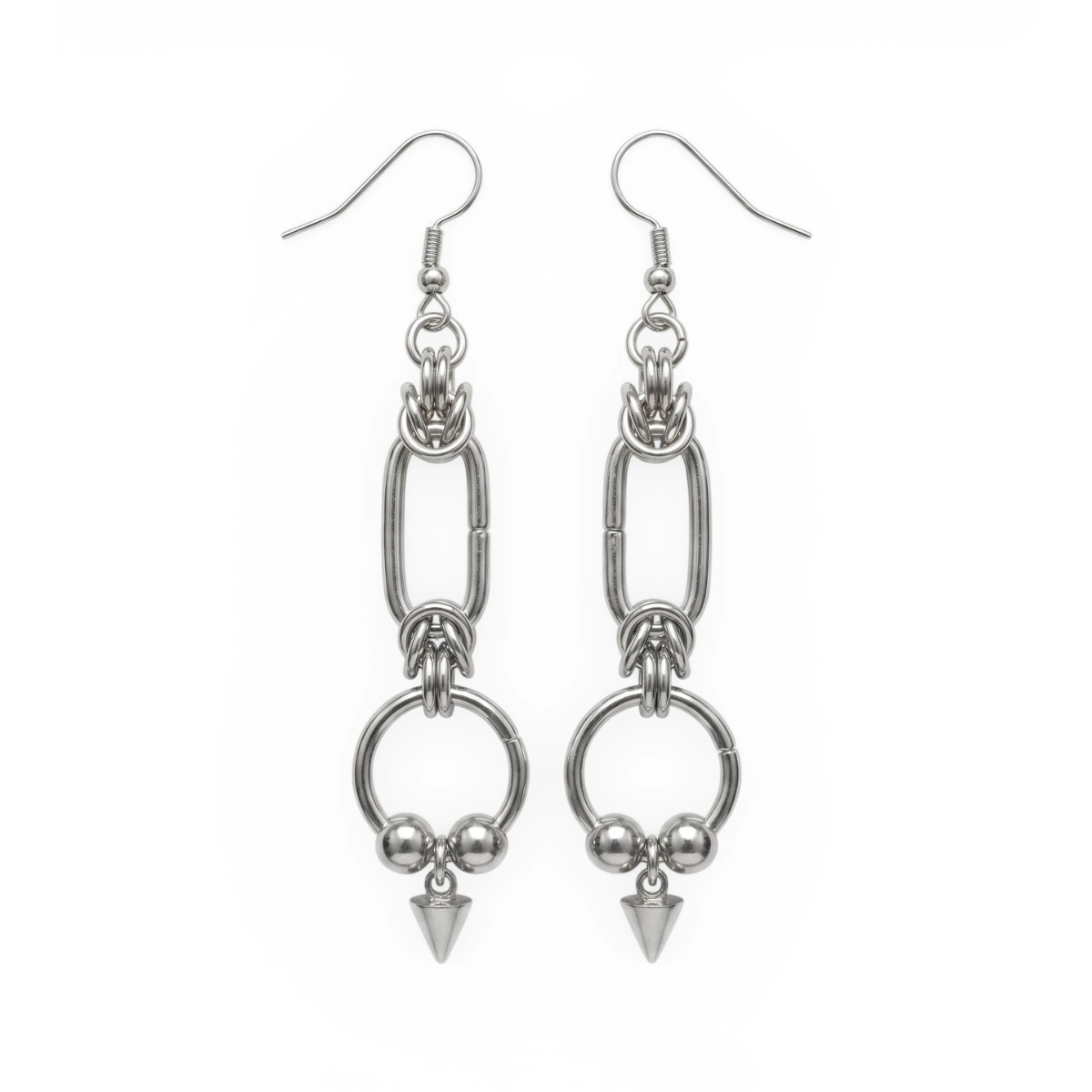 Belfast chainmaille earrings