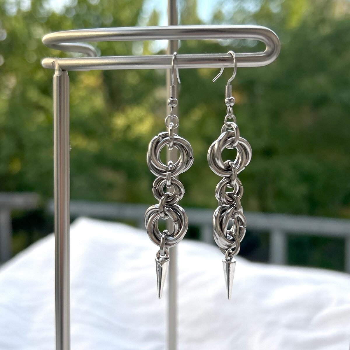 Adore chainmaille earrings image 2