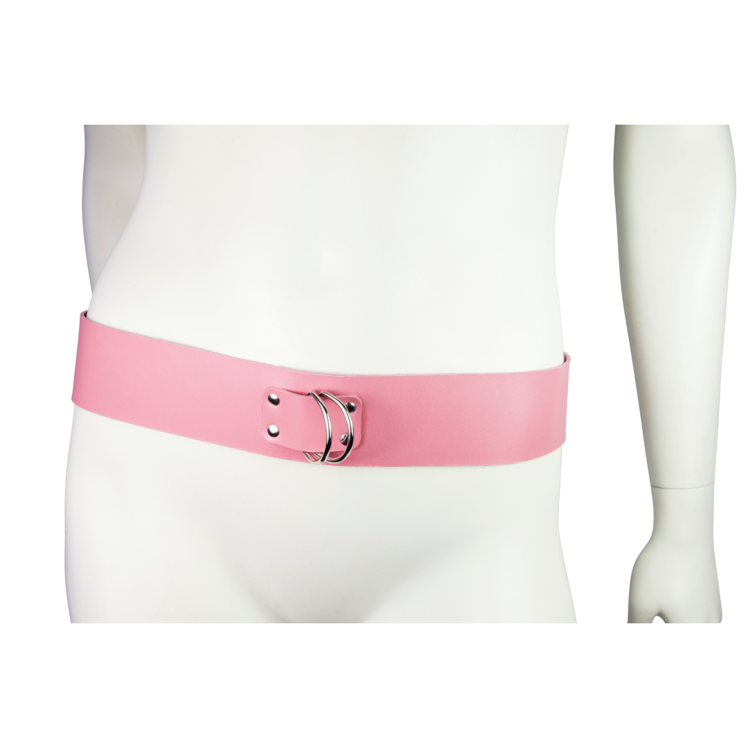 Leather Cuff Belt Set