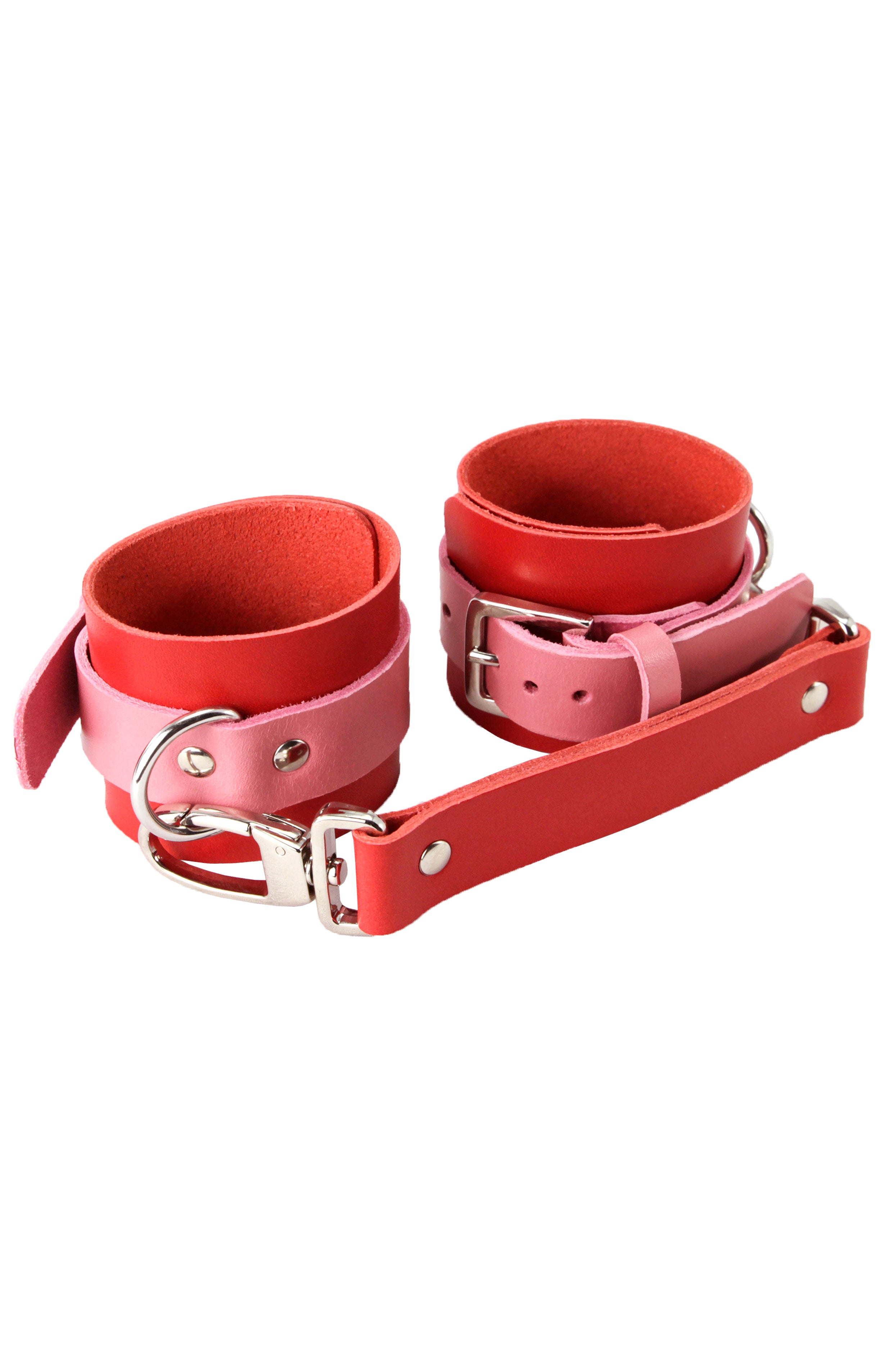 Leather Two-tone Cuffs