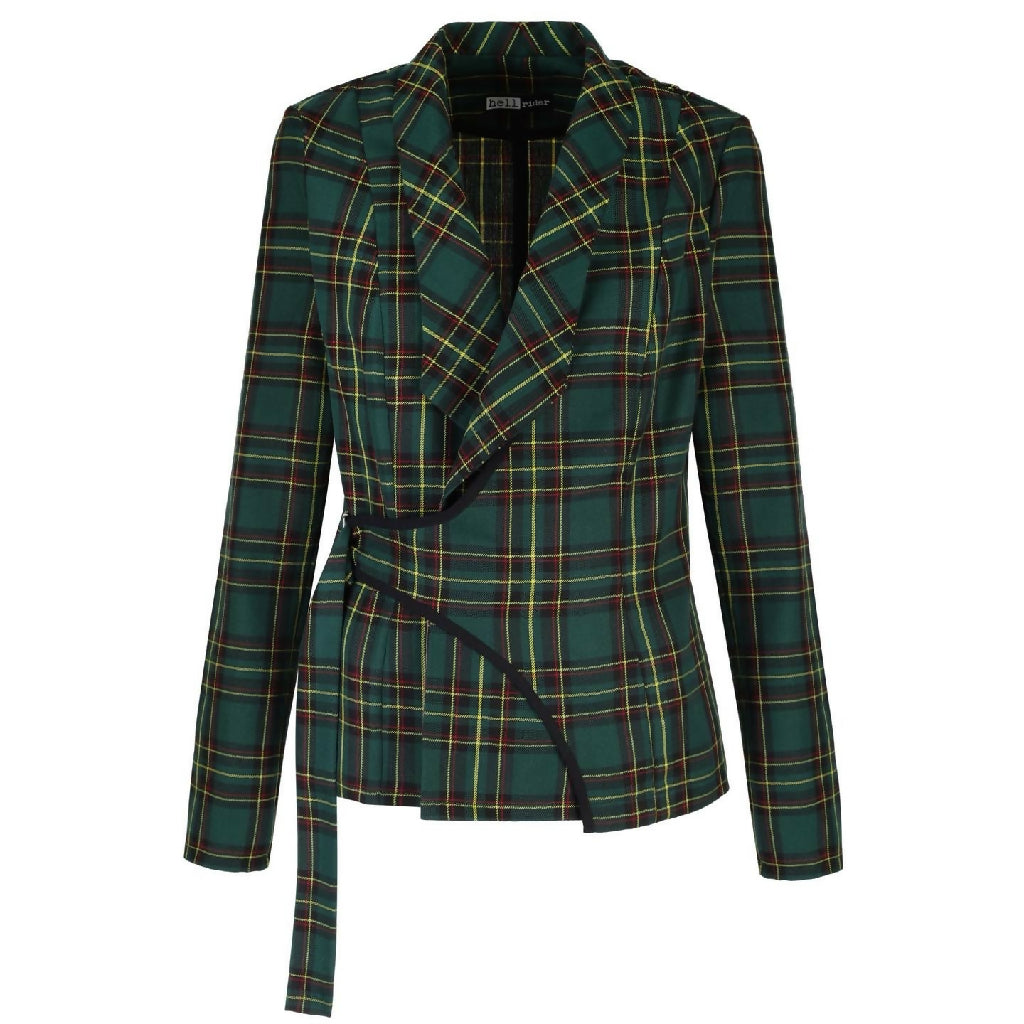 Plaid Jacket punk GREEN