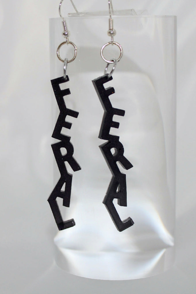 Feral Slogan Earrings