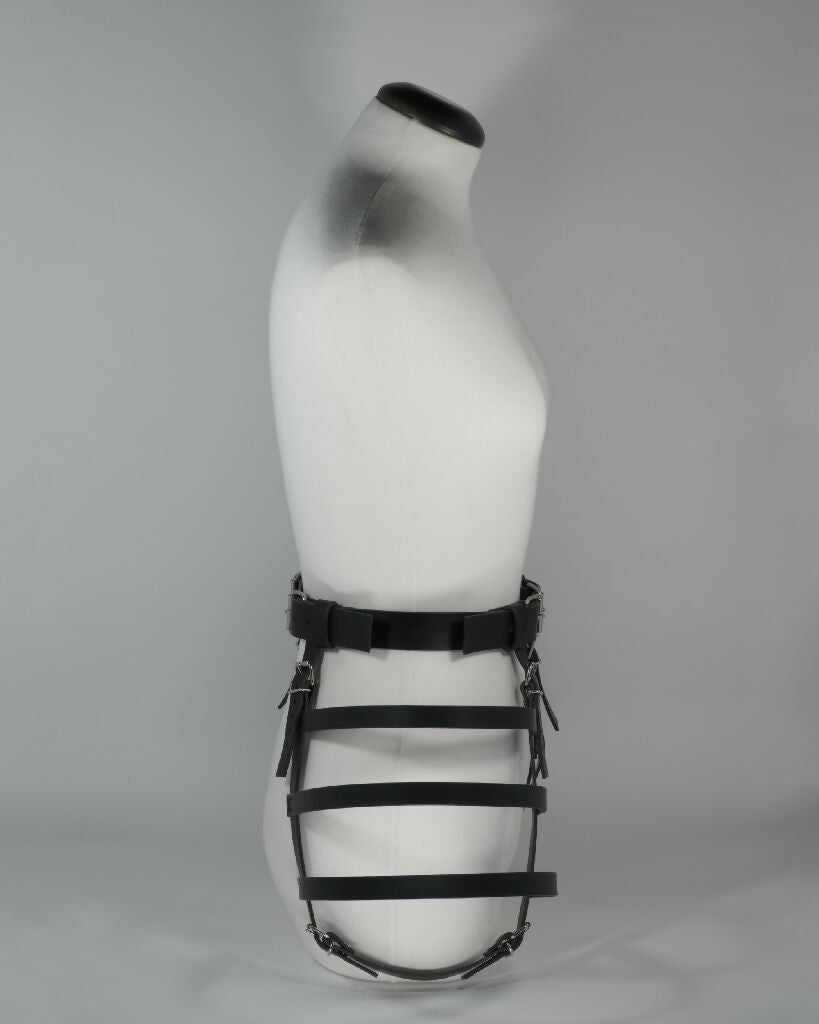 Leather Belt Harness - Avant Garde Cage
