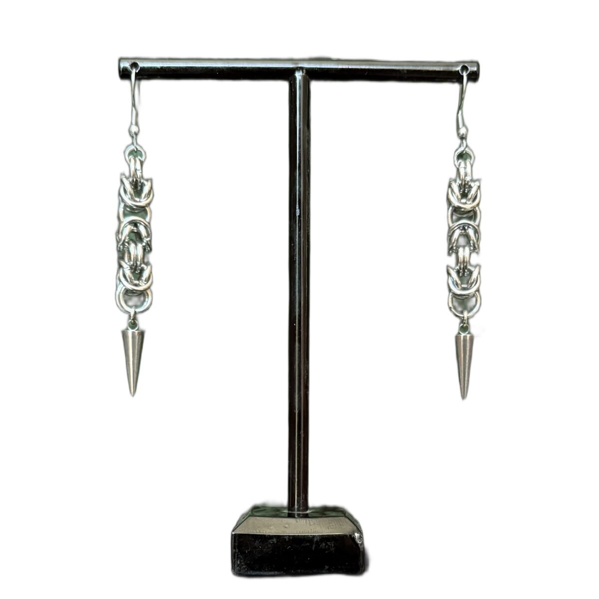 Magdalena chainmaille earrings image 1
