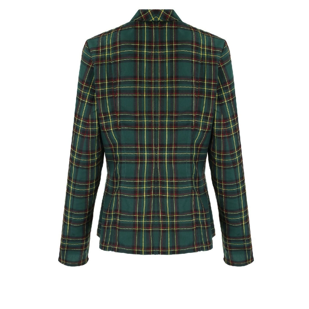 Plaid Jacket punk GREEN