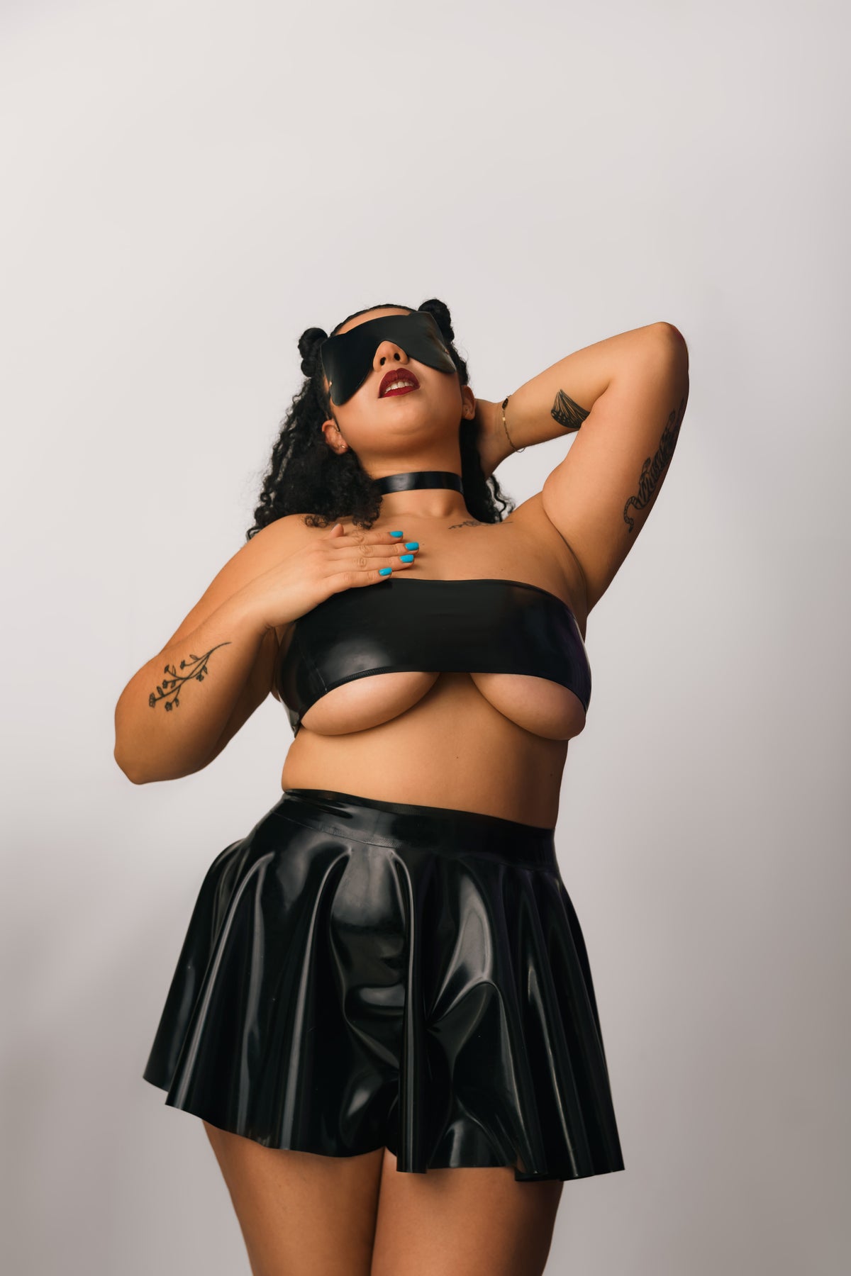 Latex Skater Skirt