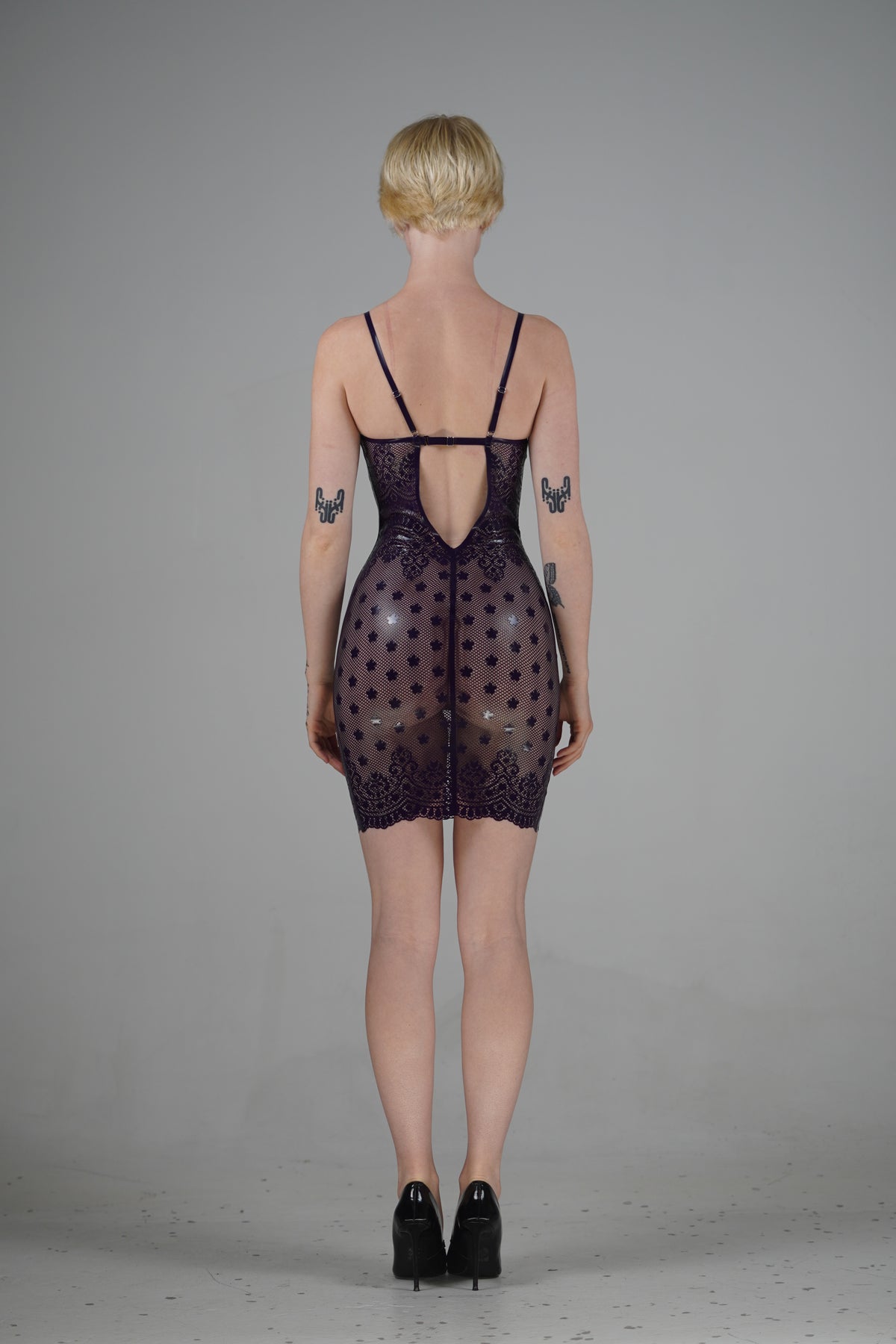 Latex Nightshade Dress