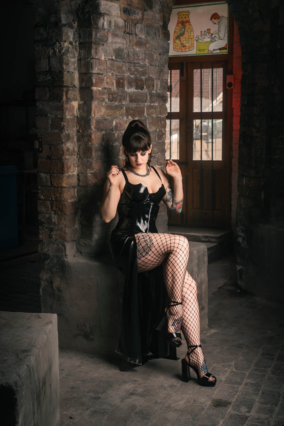 Eclipse Latex Maxi Skirt