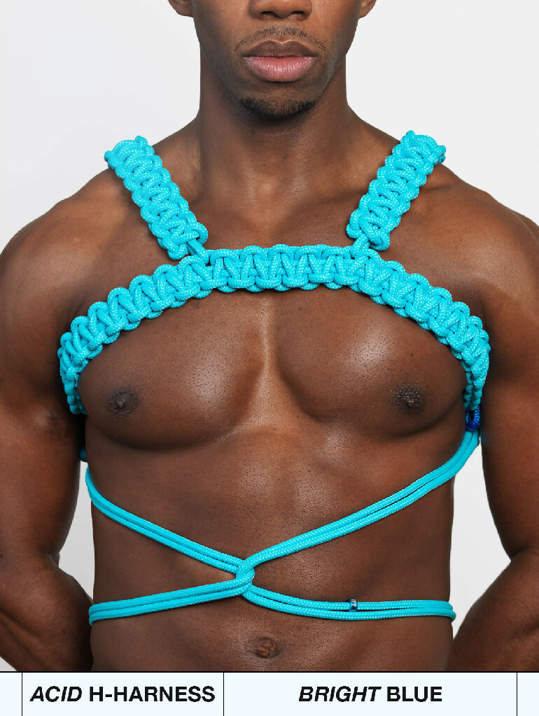 AINT-SAINT-SHOP-ACID-BLUE-HARNESS-FRONT