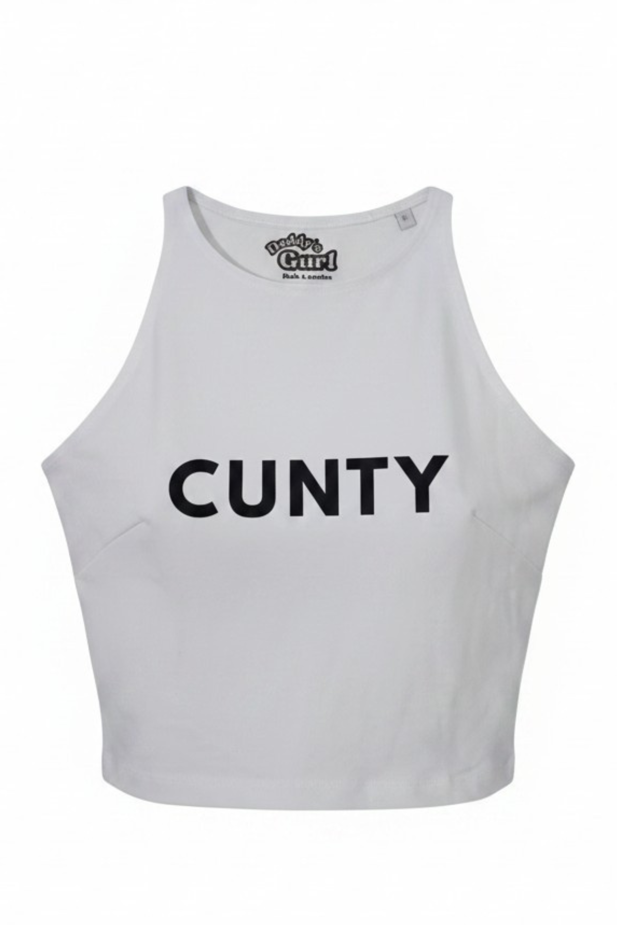 CUNTY -  RACER CROP TOP