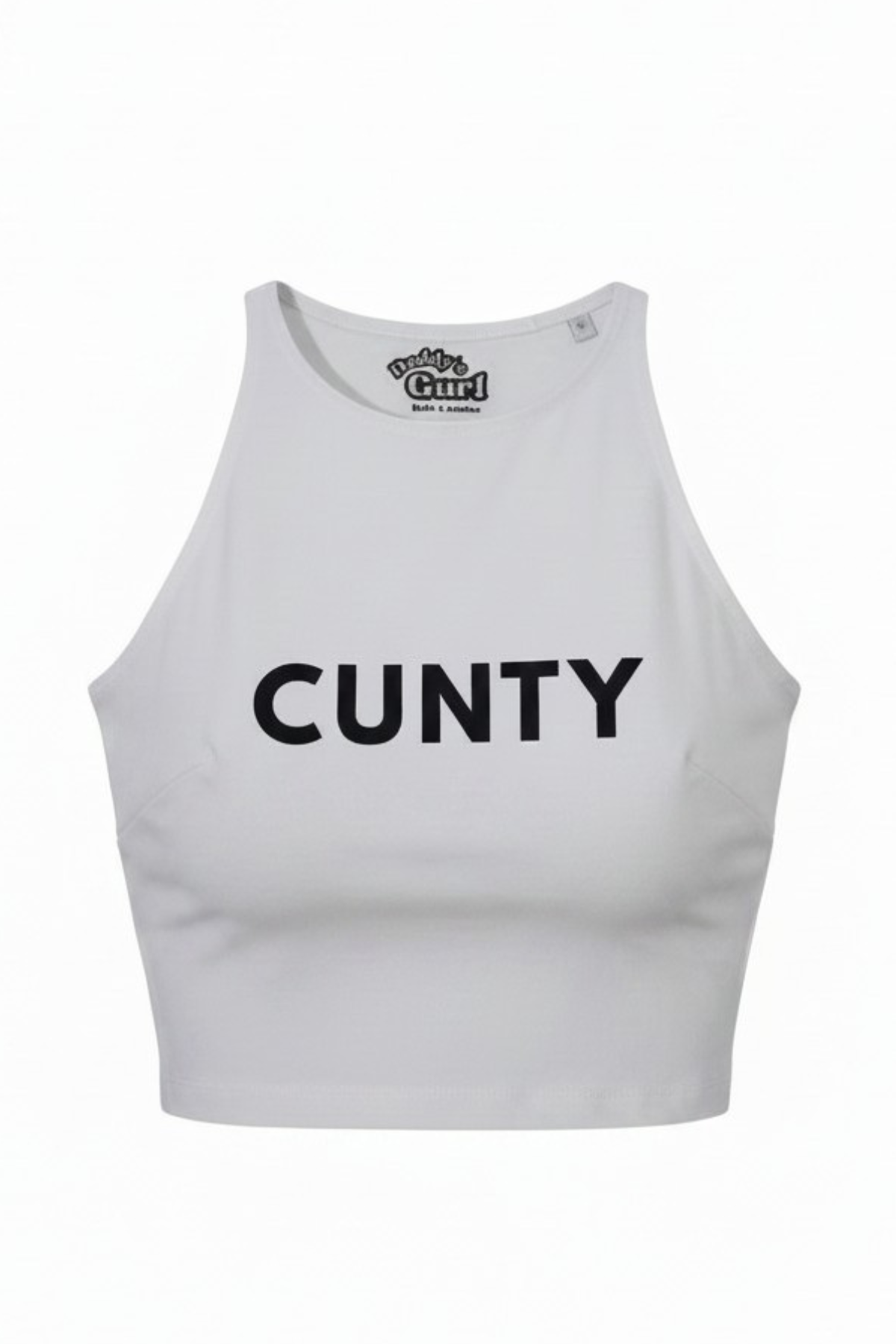 CUNTY -  RACER CROP TOP