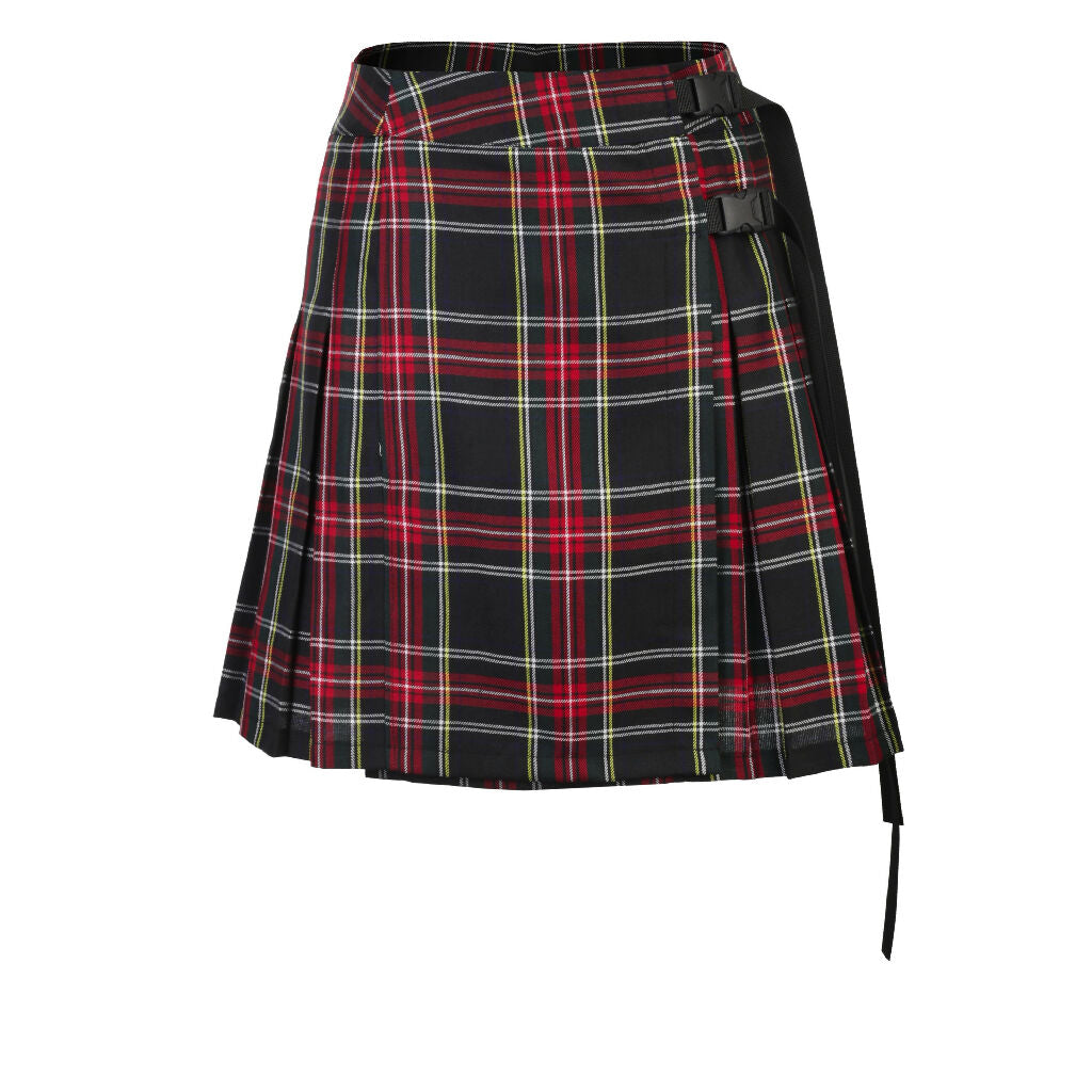 Mini Skirt Plaid BURGUNDY