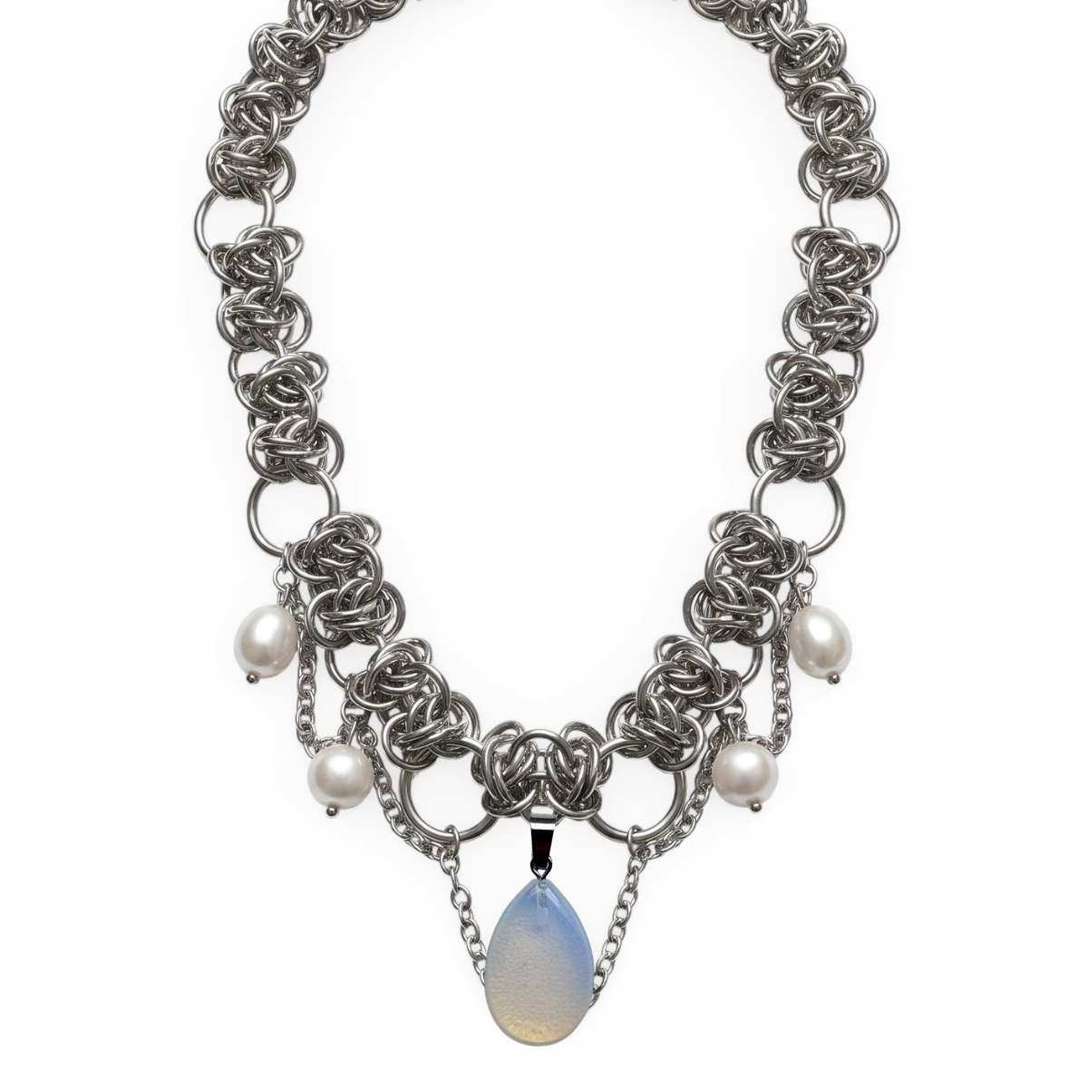 Engel chainmaille necklace