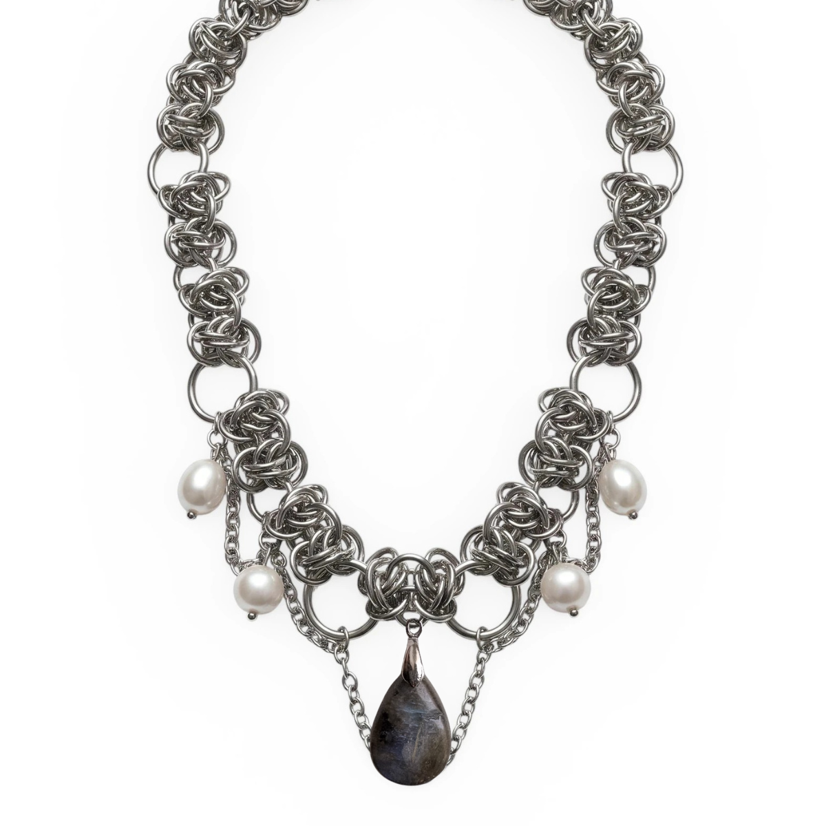 Engel chainmaille necklace