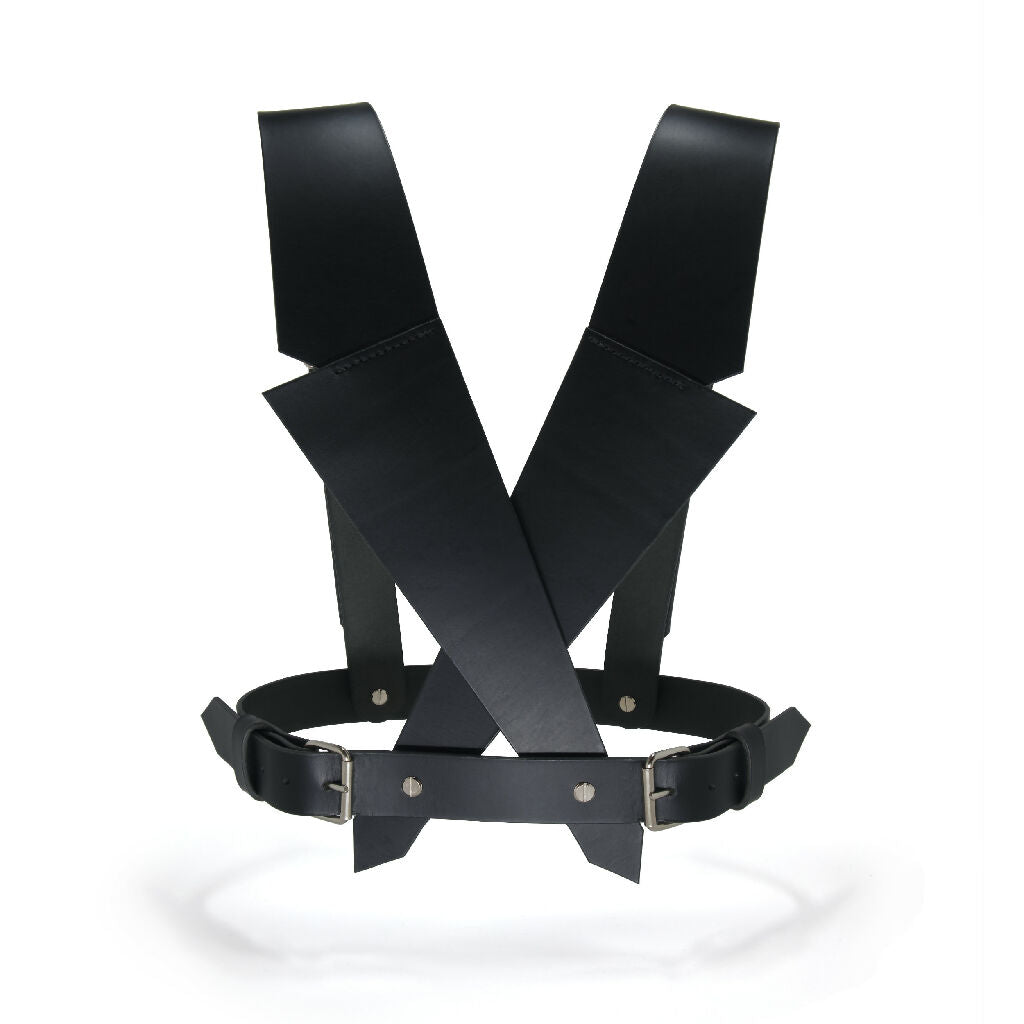 Leather Harness Lapel