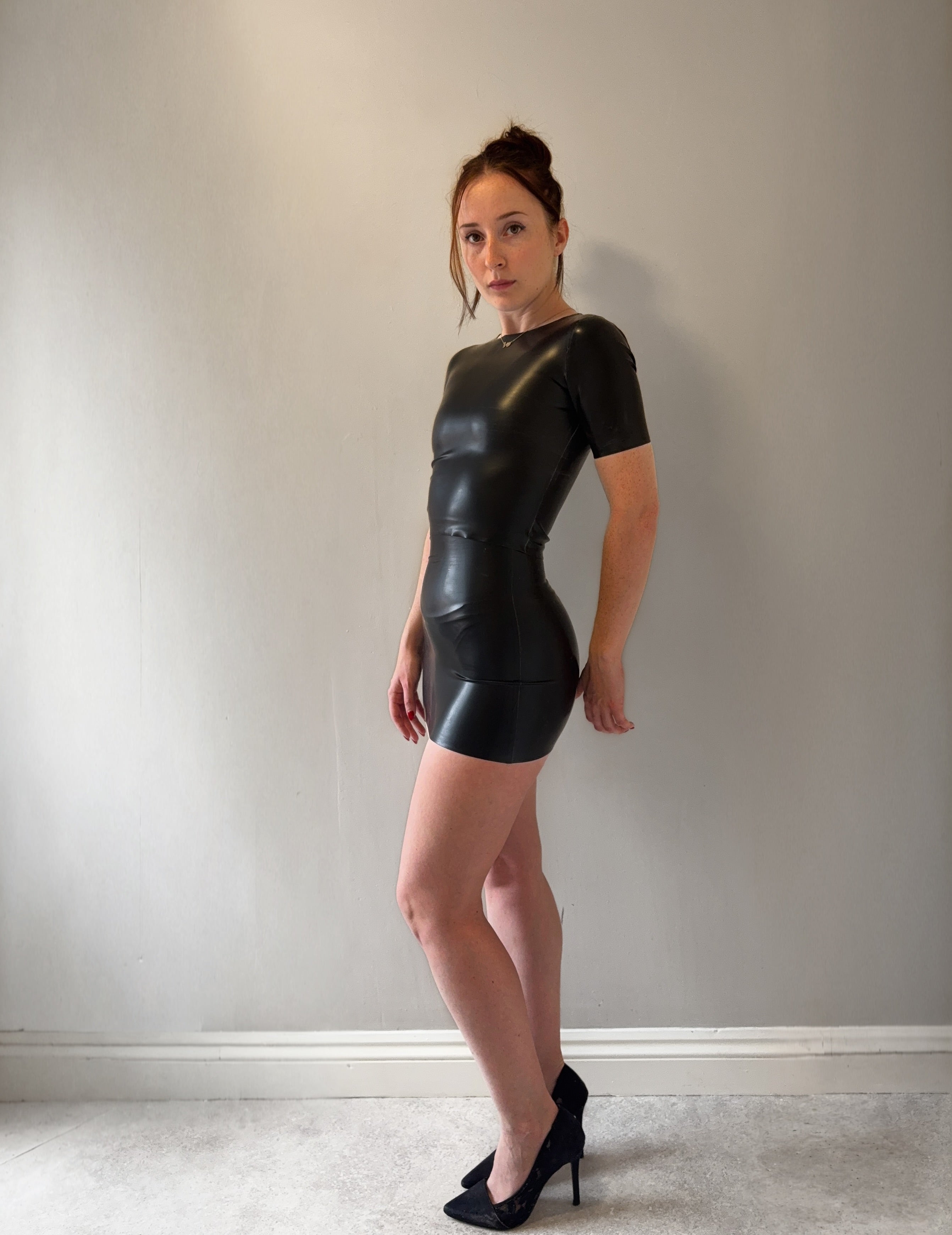 Latex Mini Skirt