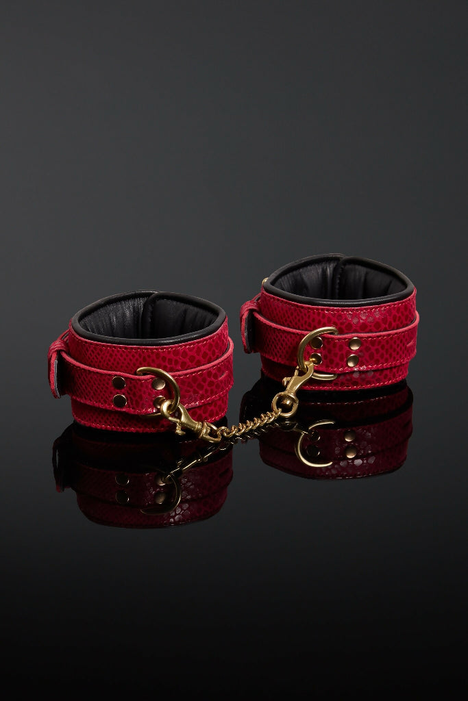 House of SXN Serpens Rouge Cuffs (4)