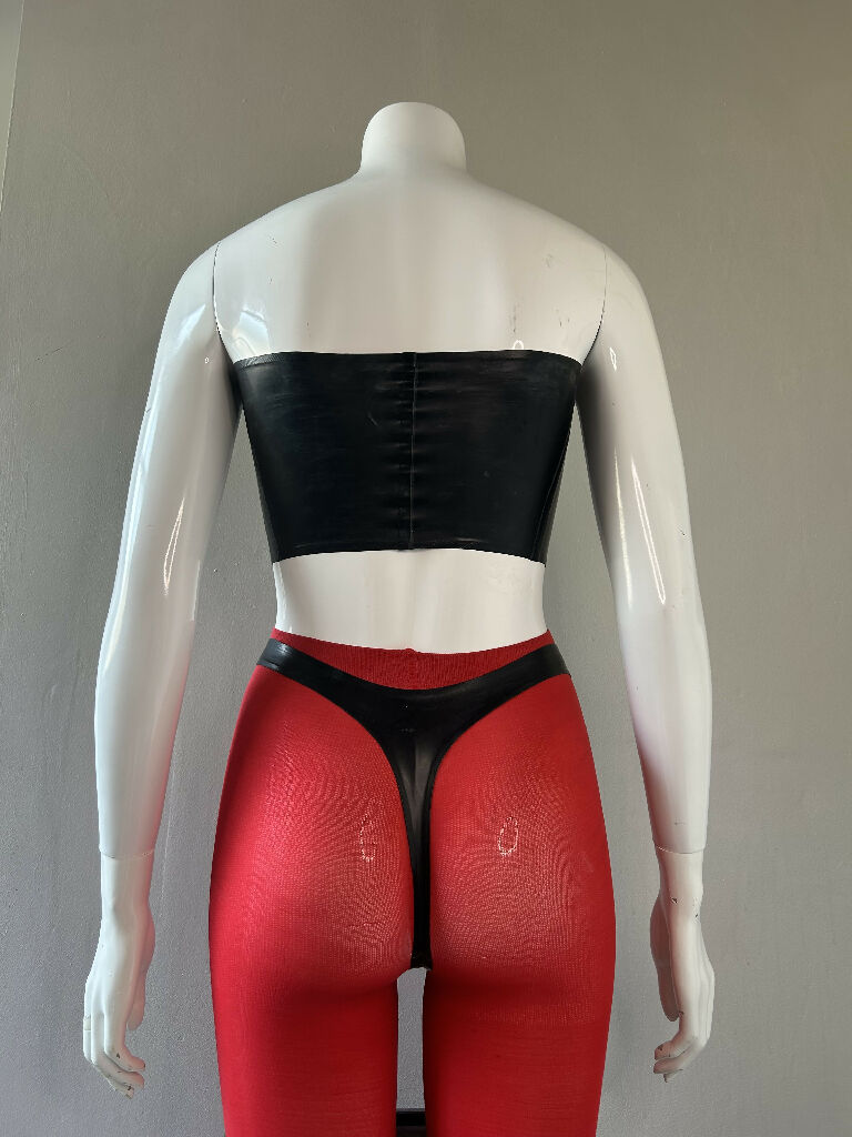 Latex O-ring Latex Strap-on Thong, Custom Made