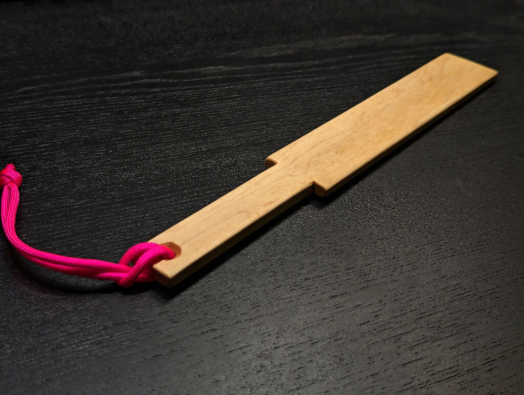 Mini Square Maple Spanking Paddle