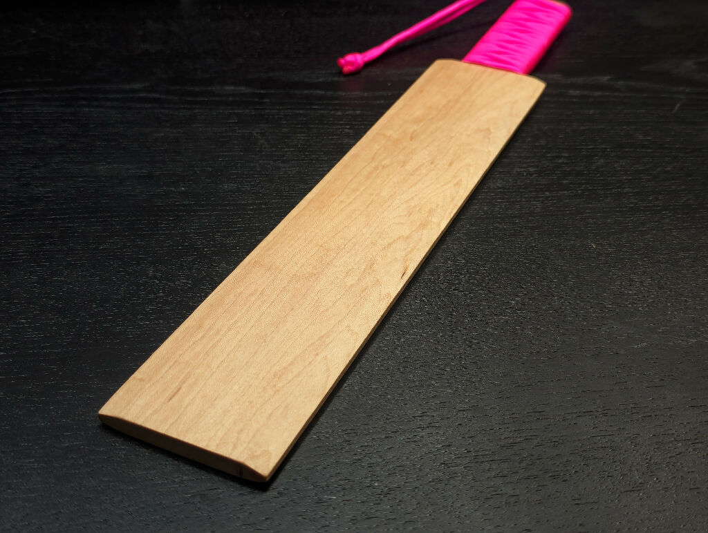 Pink Maple Spanking Paddle