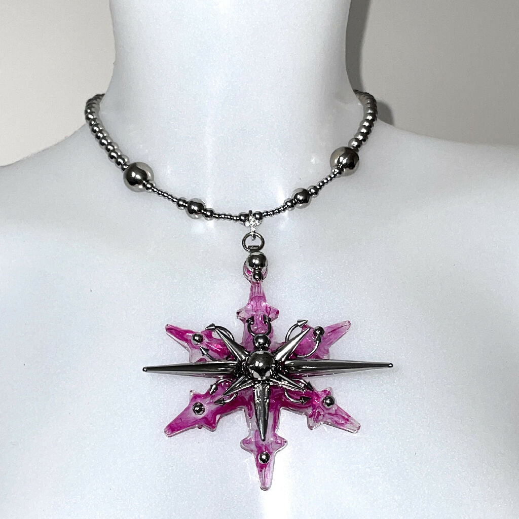 Aurora Spike necklace ( 4 different colors )