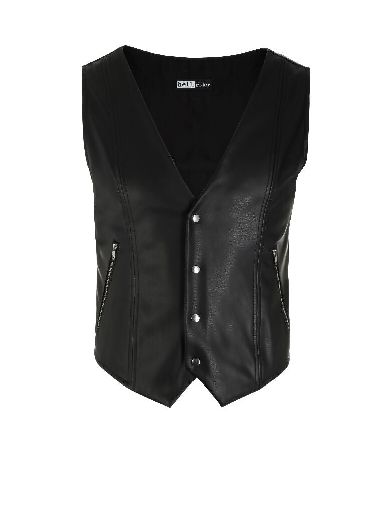 Vest made of ecoleather