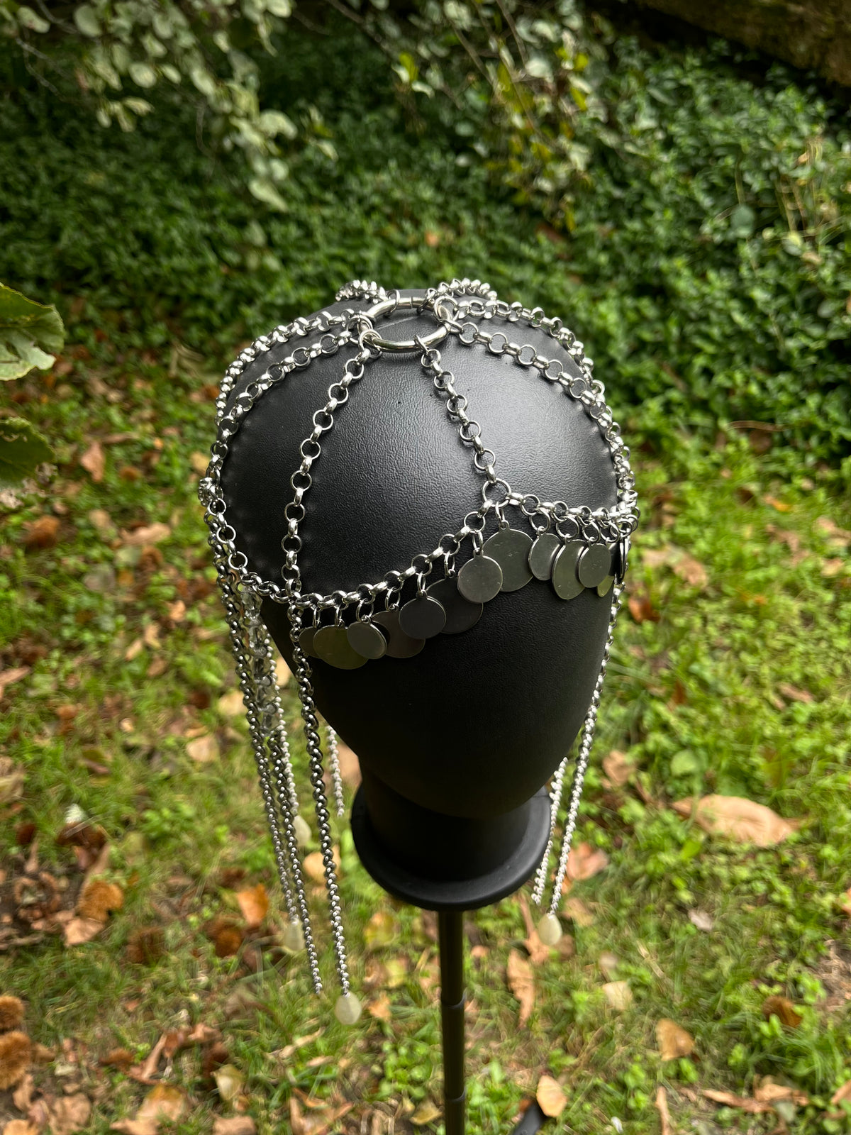 Medieval Knight-Inspired Crystal Headpiece