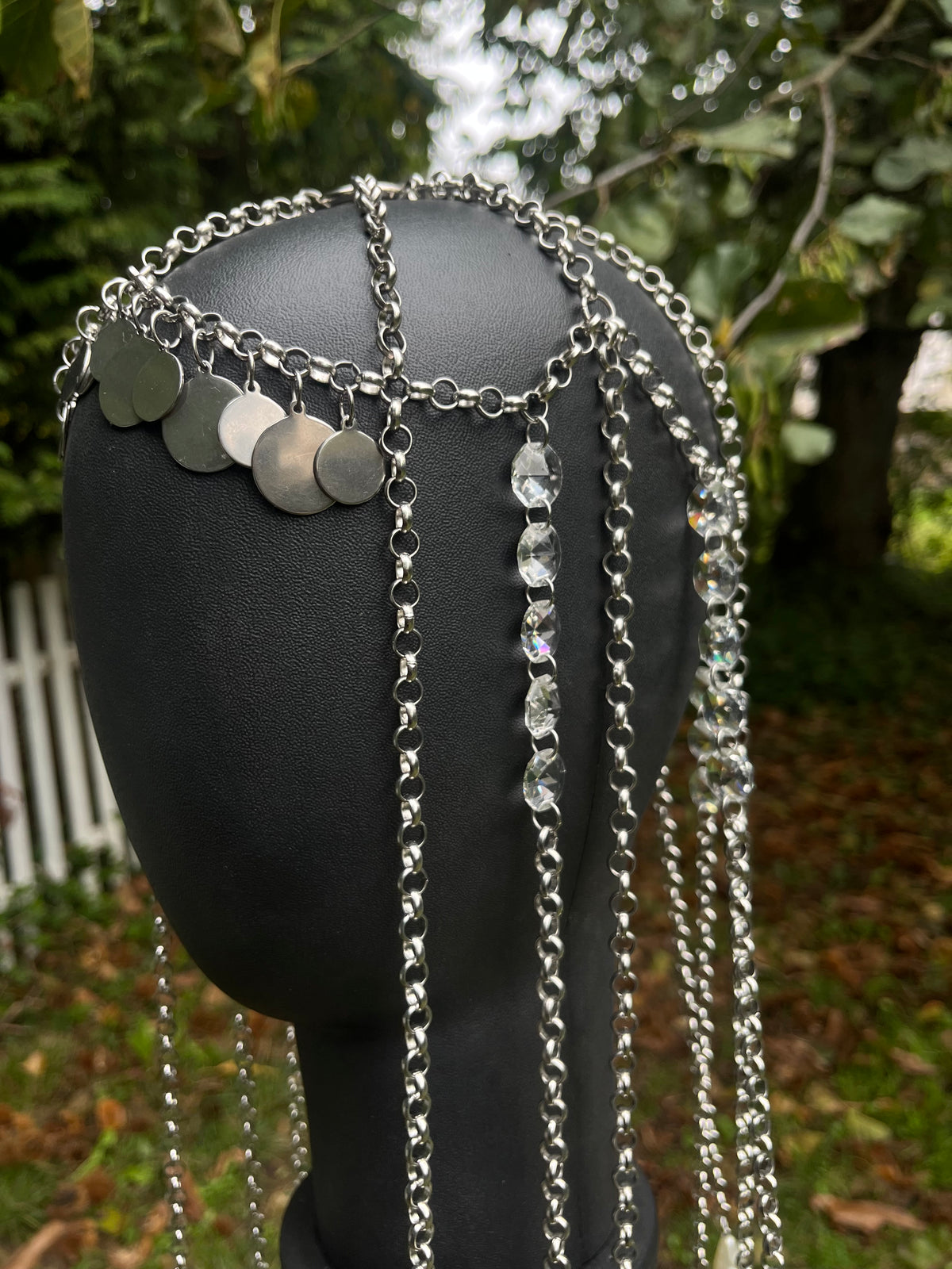 Medieval Knight-Inspired Crystal Headpiece