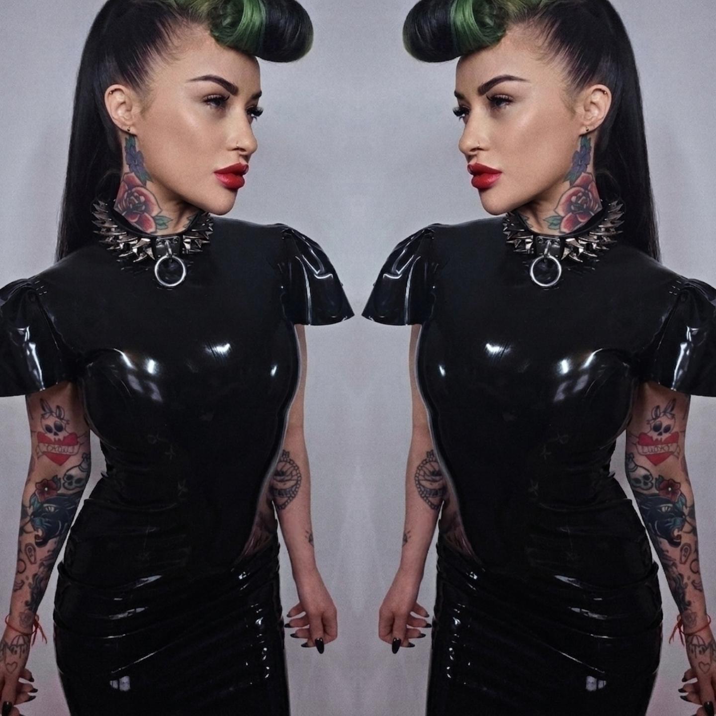 HELHEIM Vinyl Collar With Claw Spikes