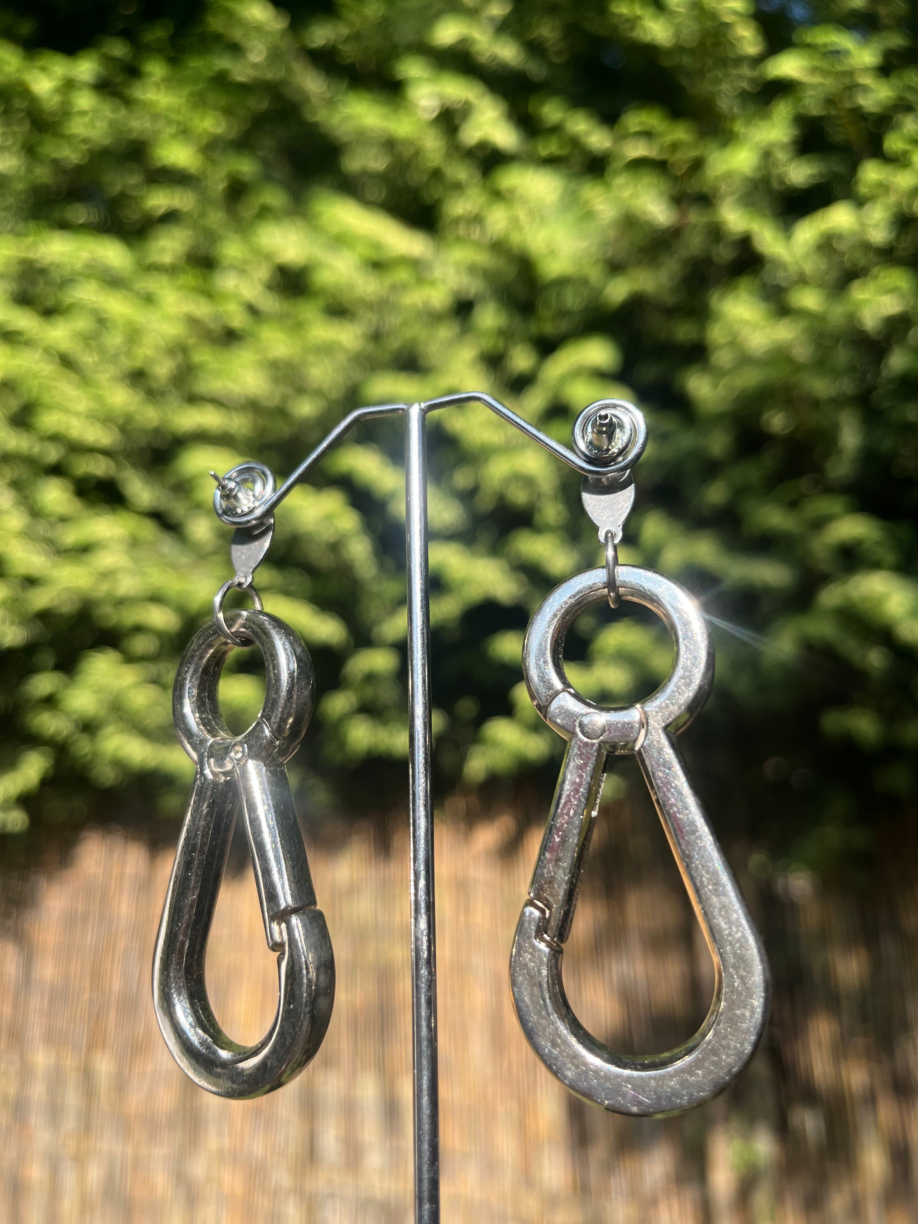 Carabiner earrings