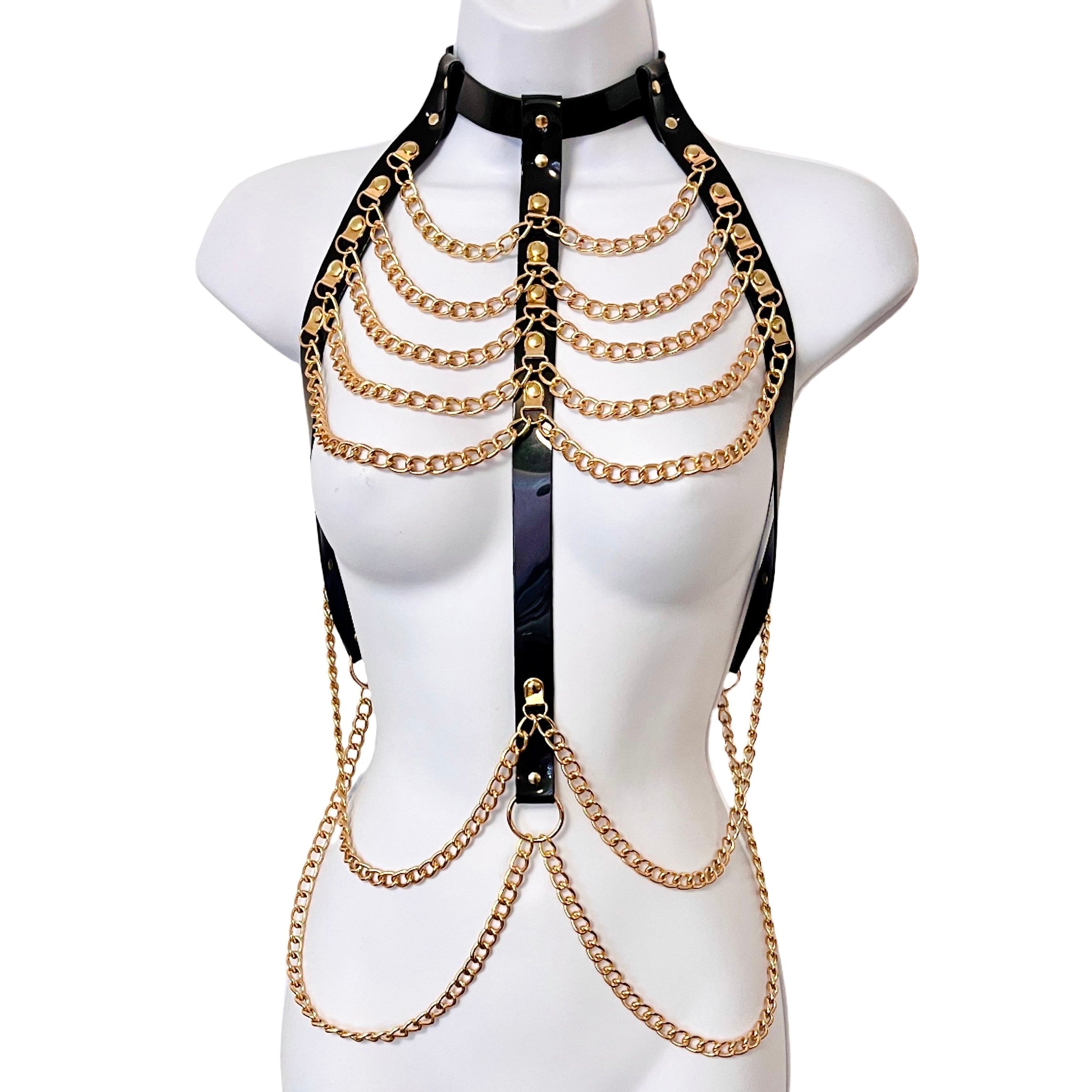 CHAIN WARRIOR HARNESS - Gold