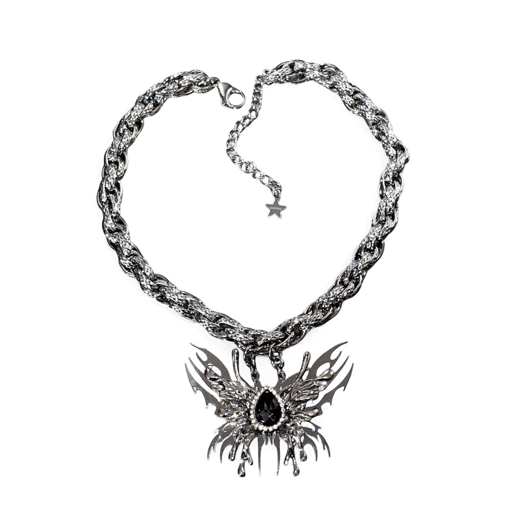 Angel’s wings Necklace black