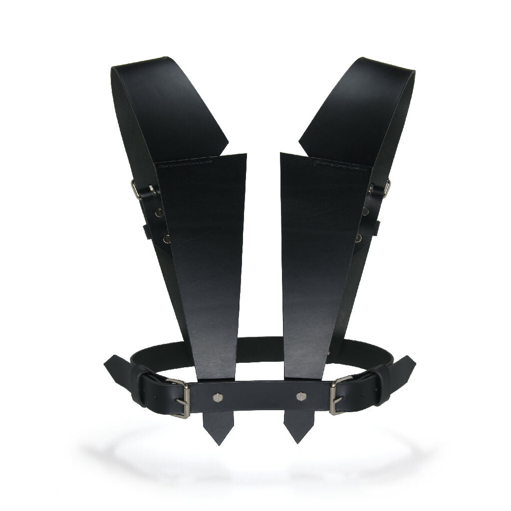 Leather Harness Lapel